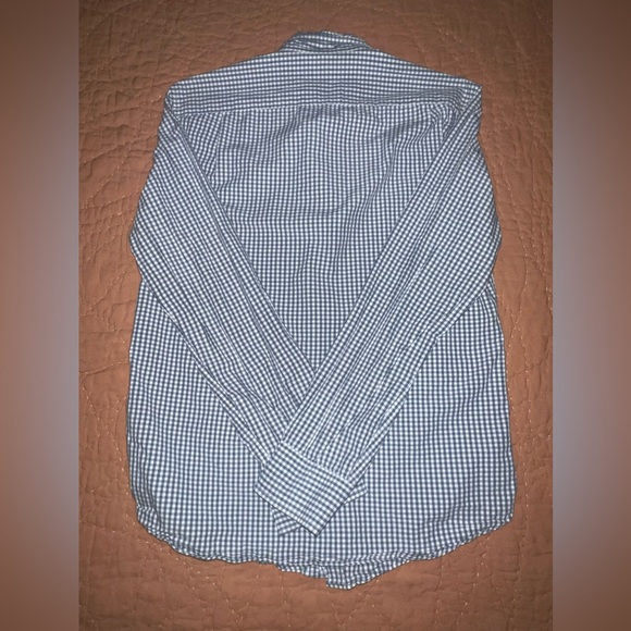 JCrew Checkered Casual Button Down - Blue & White - Picture 2 of 4